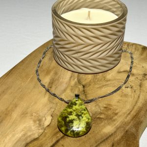 Pendentif Opale Verte