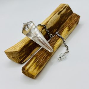 Pendule hexagonal Cristal de Roche