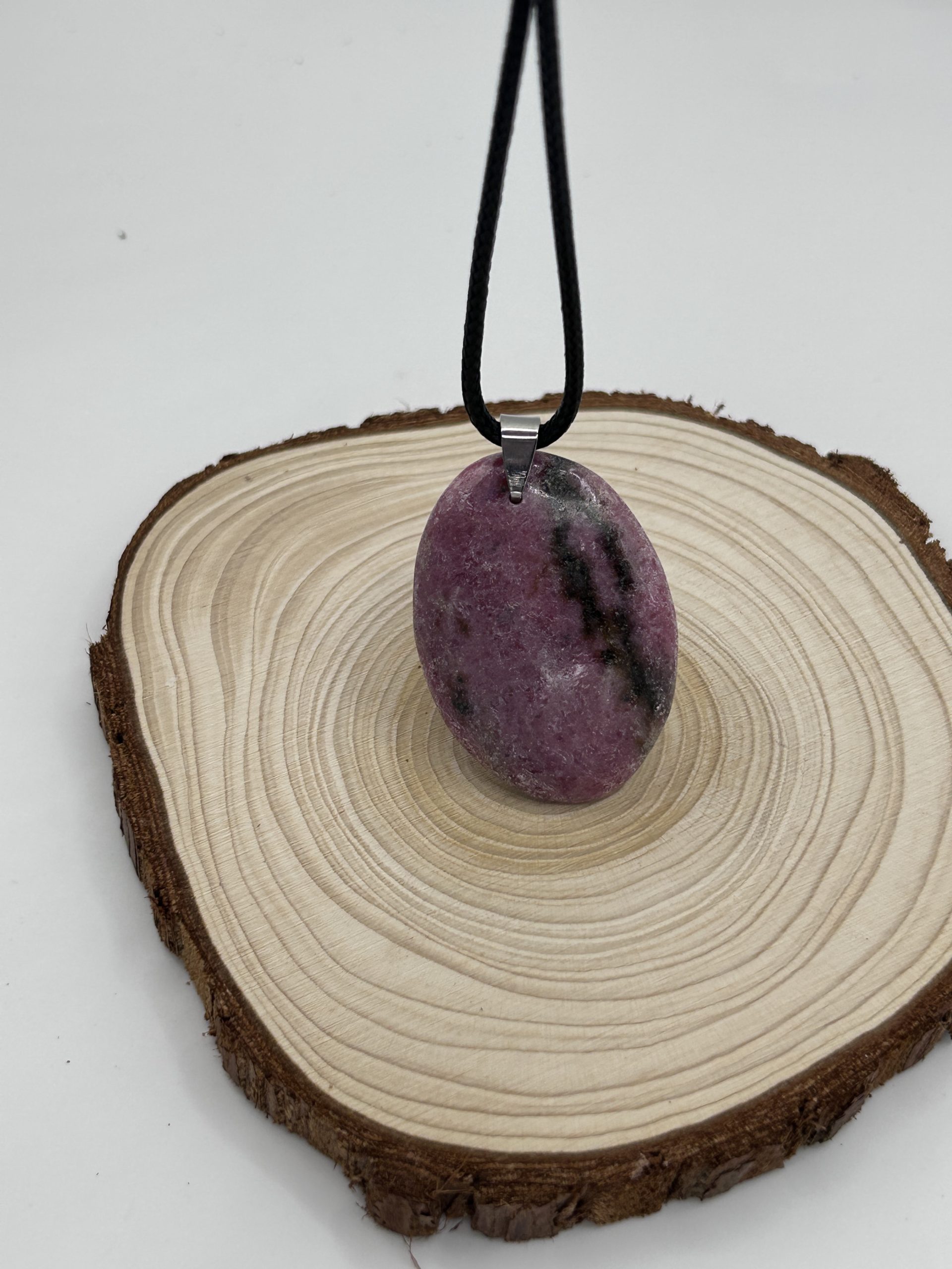 Pendentif Rhodonite