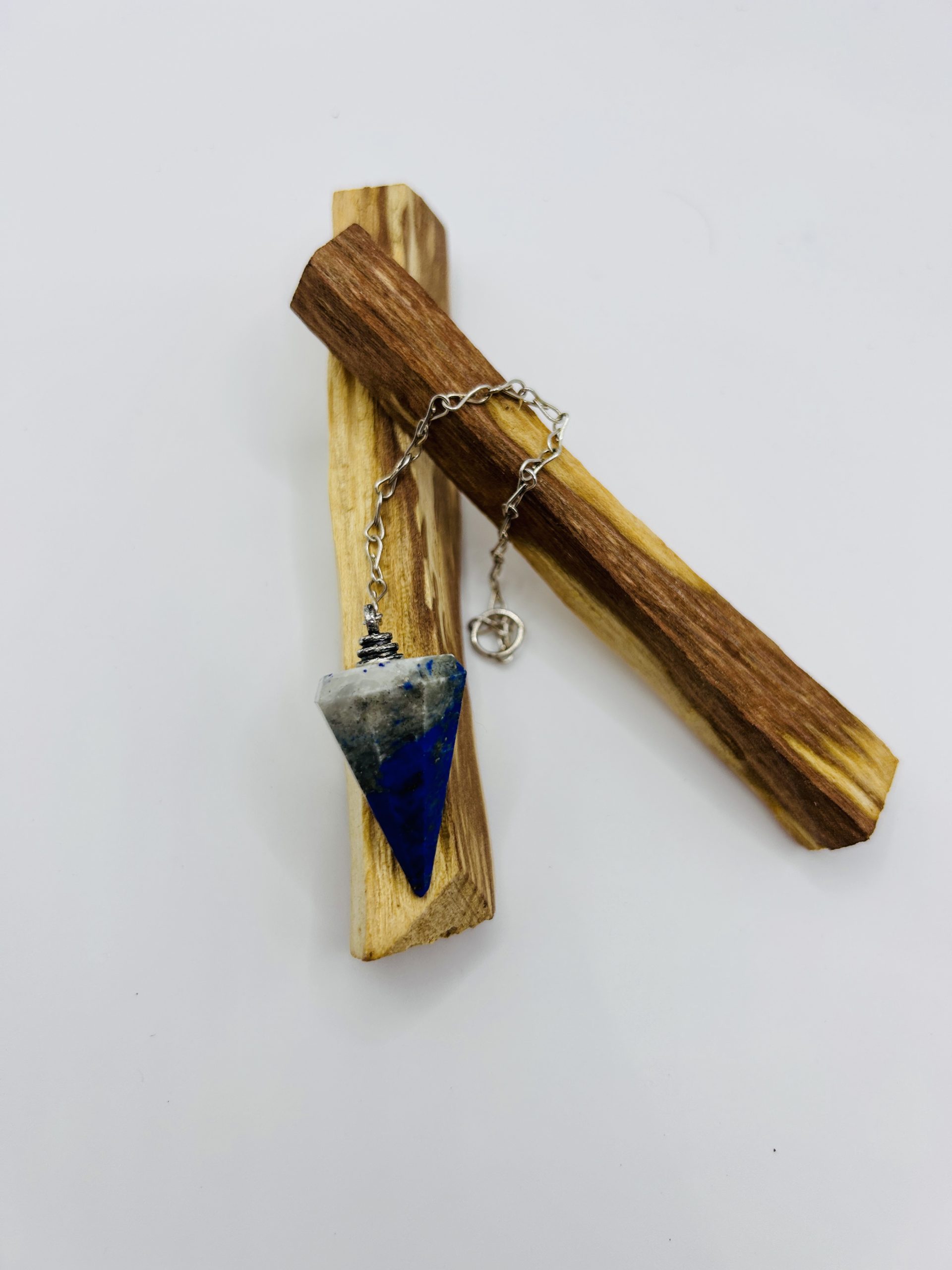 Pendule hexagonal Lapis Lazuli – Image 2
