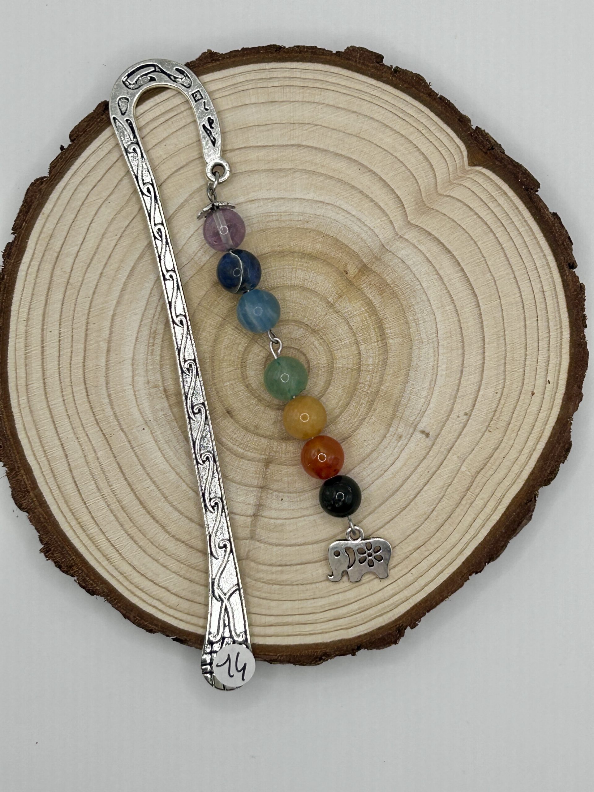 Marque page pierres naturelles Force tranquille