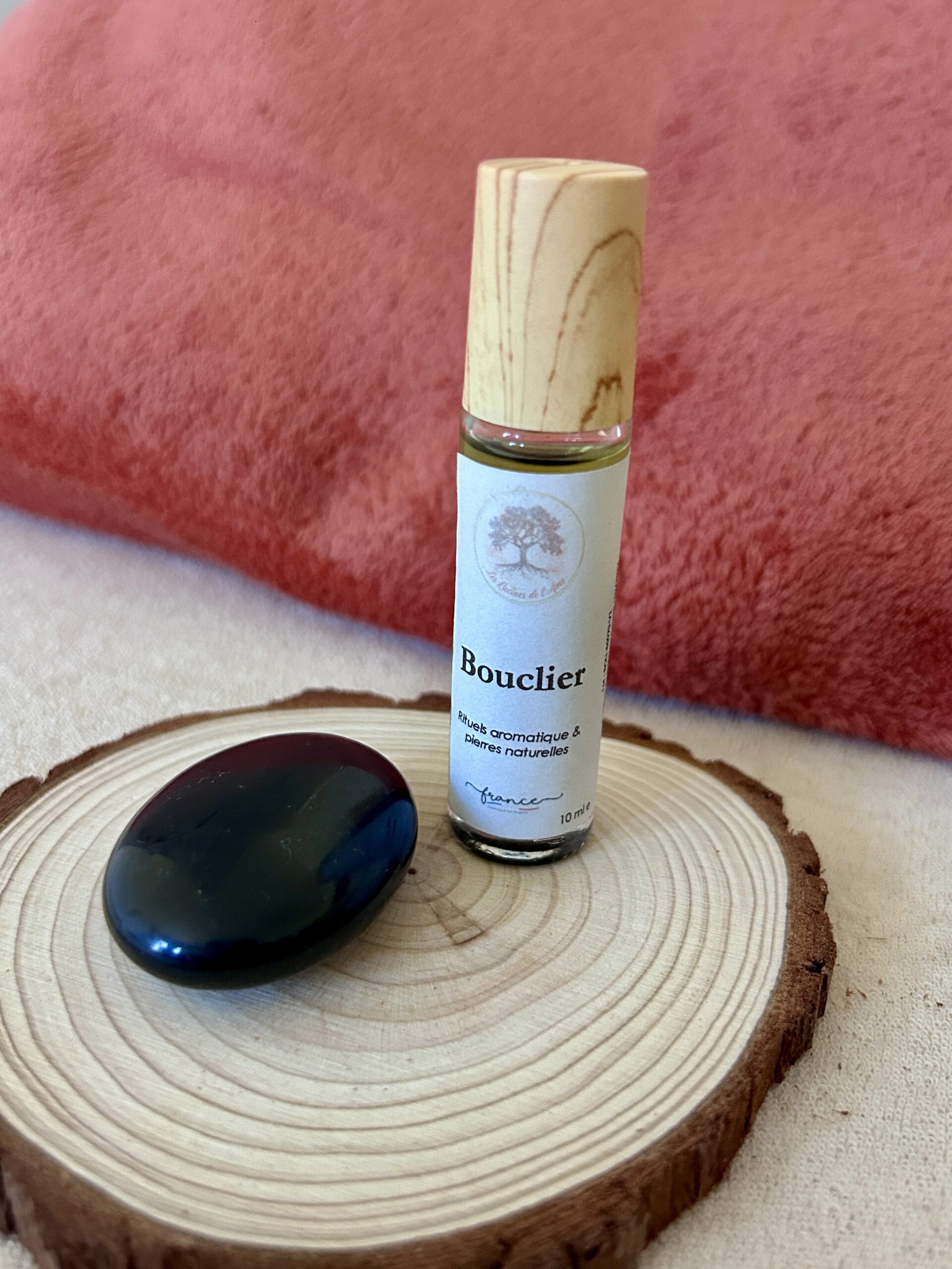 Roll-on Bouclier – Palo santo, myrrhe & obsidienne – Image 2