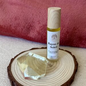 Roll-on Rayon de Soleil – Huiles essentielles & citrine