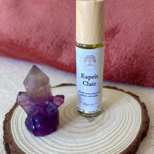 Roll-on Esprit Clair – Romarin, menthe & fluorite