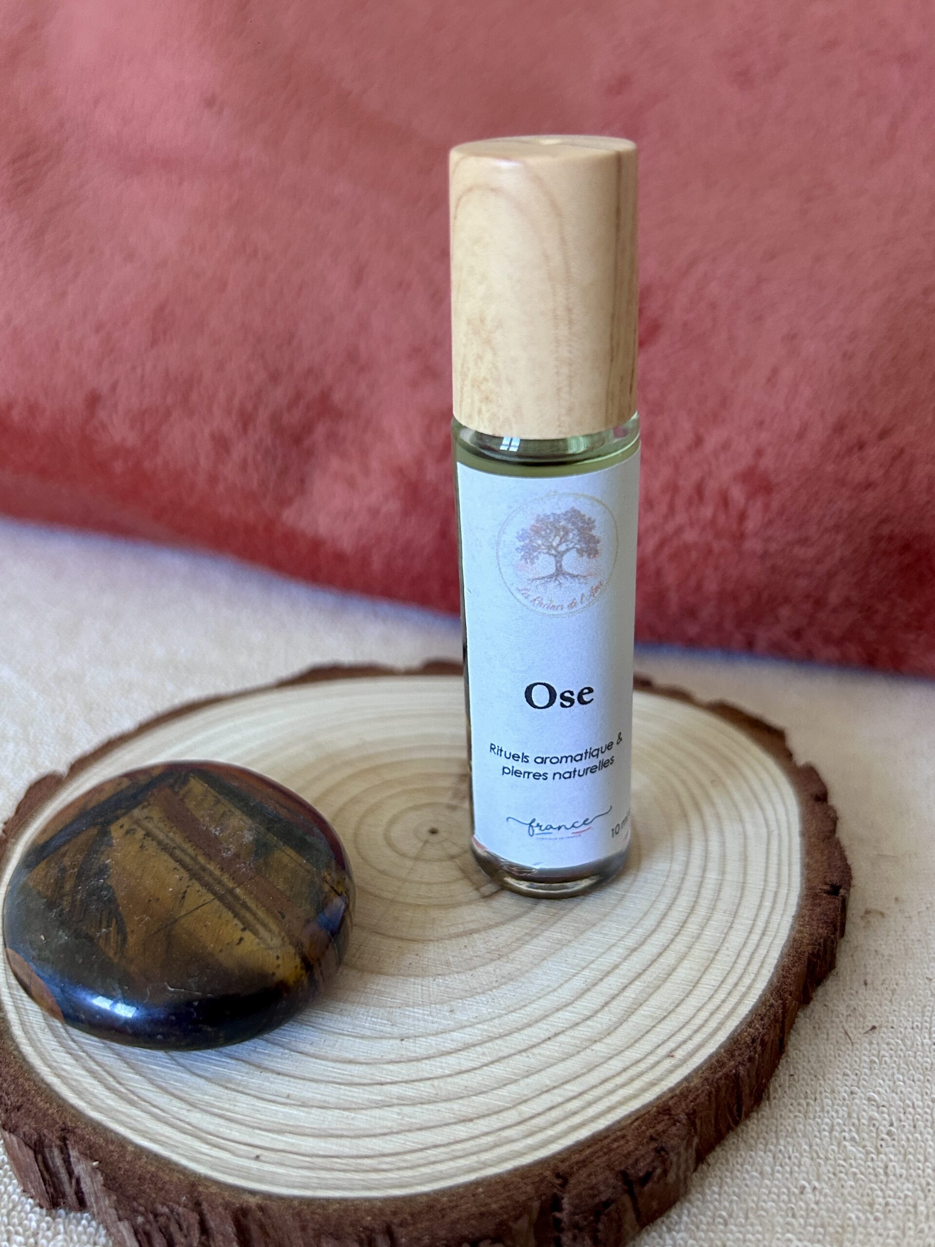 Roll-on Ose – Géranium, orange douce & œil-de-tigre