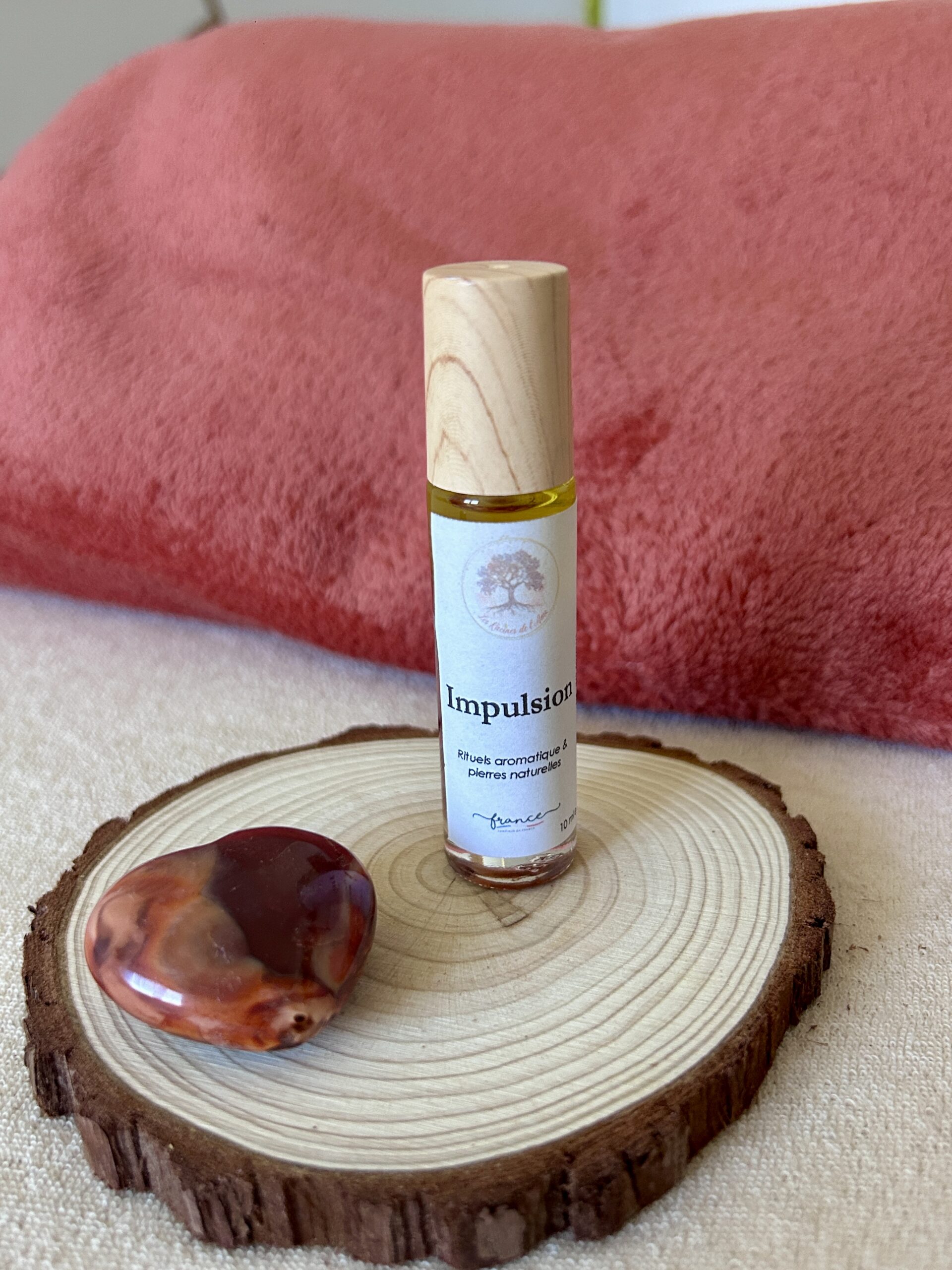 Roll-on Impulsion – Épinette noire, petit grain & cornaline