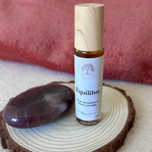 Roll-on Équilibre – Huiles essentielles & quartz